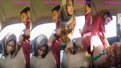 Muslim mom sucks and fucking with son in a car